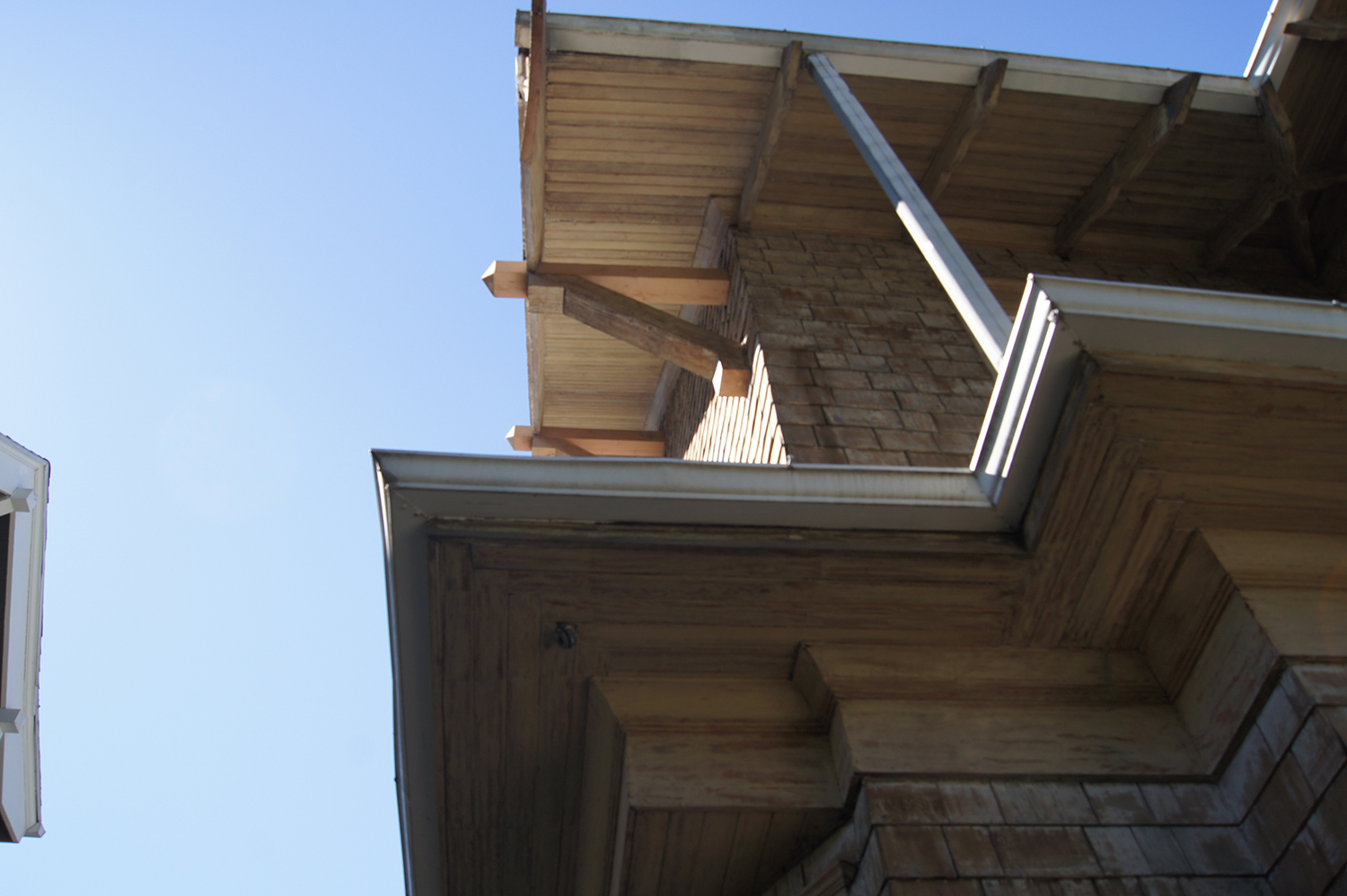 Historic Homes - soffit paint removal