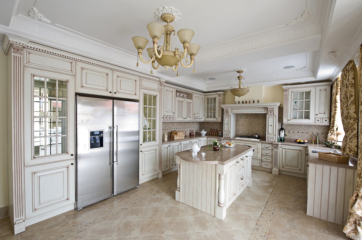 Interior of a table room in in classical style